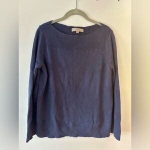 Purple Cotton Sweater